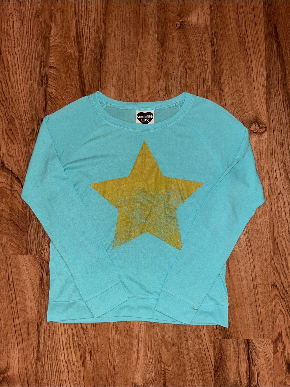 Modern Lux Gold Star Graphic Sweater